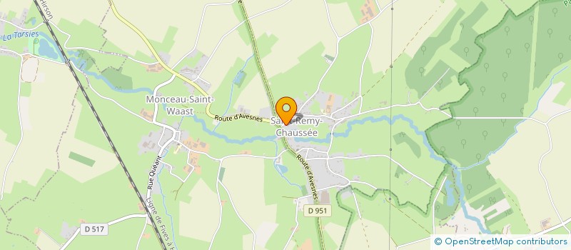 localisation de l'entreprise MADAME MATHILDE HERMANGE  SAINT-REMY-CHAUSSEE