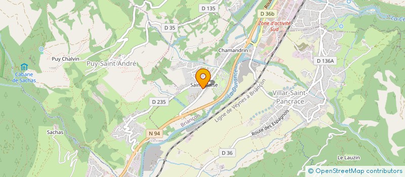 localisation de l'entreprise MADAME MATHILDE HERMITTE  BRIANCON