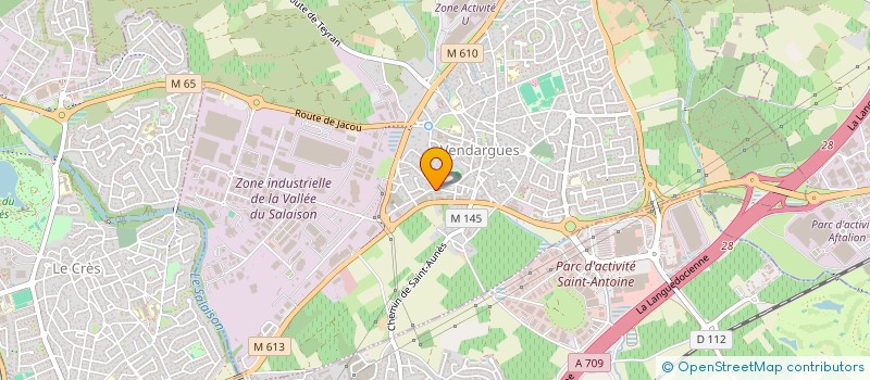 localisation de l'entreprise MADAME MATHILDE HERNANDEZ à VENDARGUES