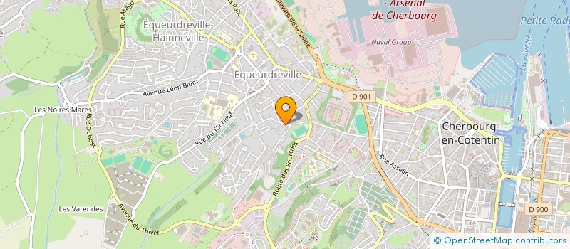 localisation de l'entreprise MADAME MATHILDE HERRAULT  CHERBOURG-EN-COTENTIN