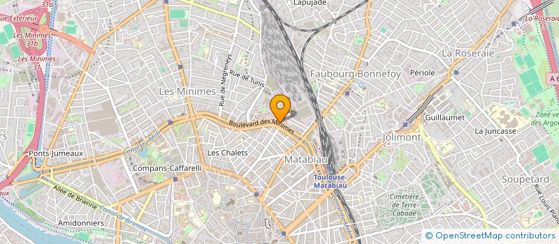 localisation de l'entreprise MADAME MATHILDE HOARAU à TOULOUSE