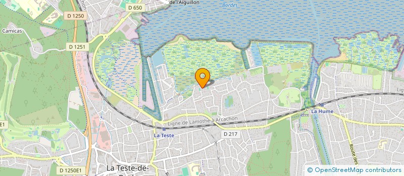 localisation de l'entreprise MADAME MATHILDE HOTTIN à LA TESTE DE BUCH