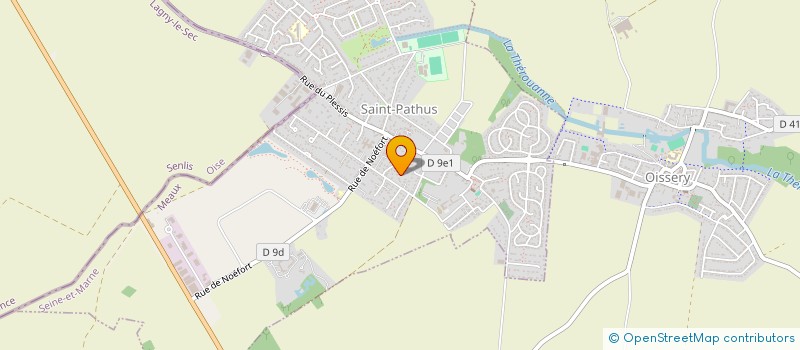 localisation de l'entreprise MADAME MATHILDE HOUIBI  SAINT-PATHUS