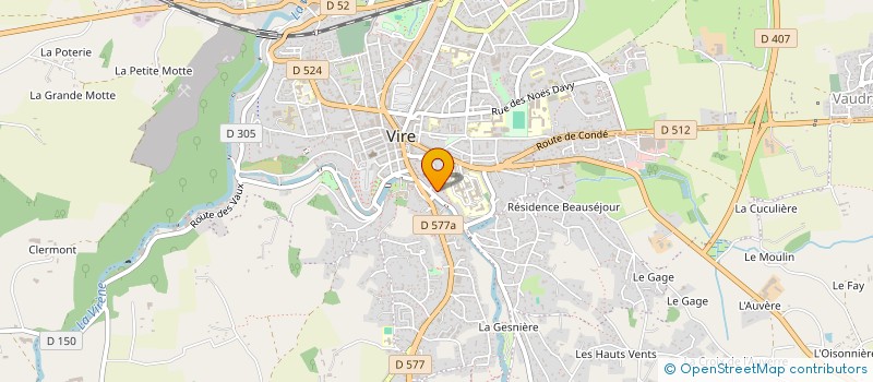 localisation de l'entreprise MADAME MATHILDE HOUIVET  BEUVRIGNY