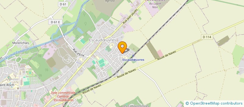 localisation de l'entreprise MADAME MATHILDE HOUQUE  ESCAUDUVRES