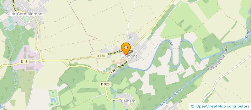 localisation de l'entreprise MADAME MATHILDE HOURLIER  BLANZY-LA-SALONNAISE