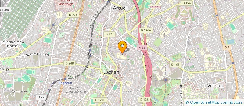 localisation de l'entreprise MADAME MATHILDE HOUSET  CACHAN