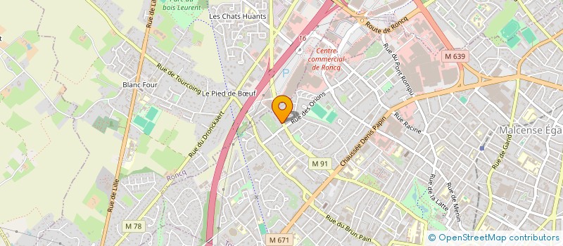 localisation de l'entreprise MADAME MATHILDE HOUSSAIN  TOURCOING