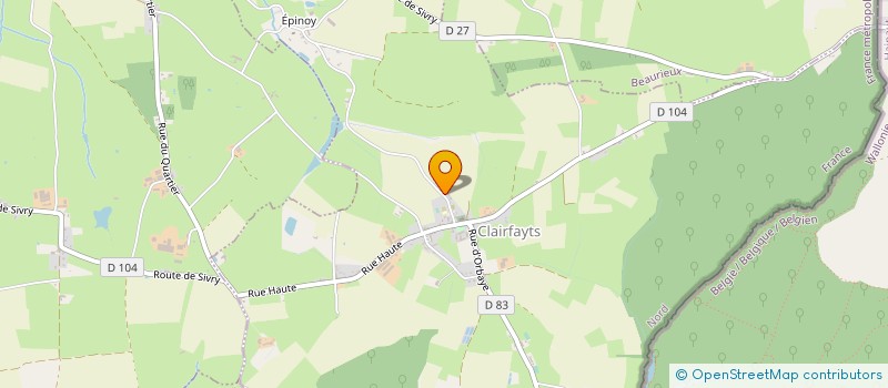 localisation de l'entreprise MADAME MATHILDE HUCKEM  SOLRE-LE-CHATEAU