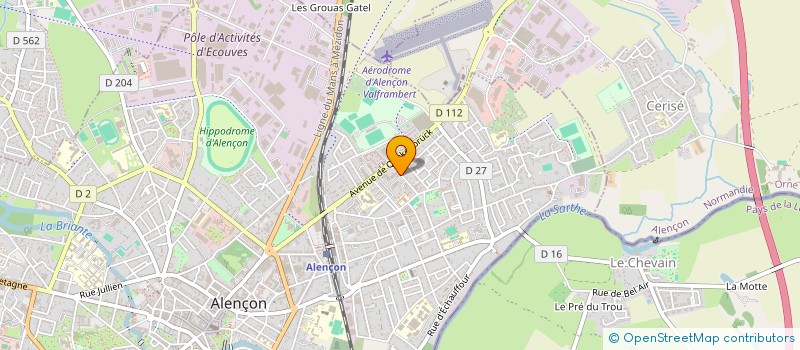 localisation de l'entreprise MADAME MATHILDE HUET à ALENCON