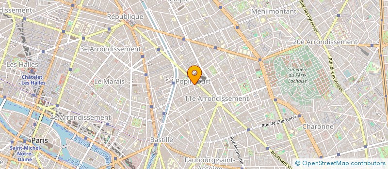 localisation de l'entreprise MADAME MATHILDE HUGUES  PARIS