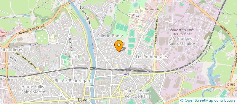 localisation de l'entreprise MADAME MATHILDE HUREAU  LAVAL