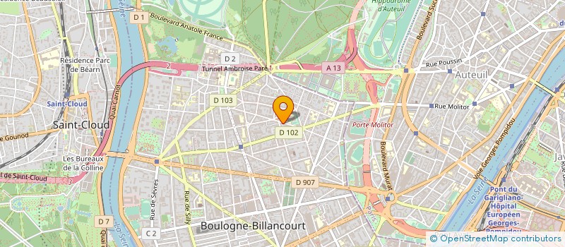 localisation de l'entreprise MADAME MATHILDE IMBERN à BOULOGNE-BILLANCOURT