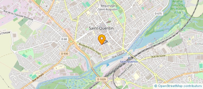 localisation de l'entreprise MADAME MATHILDE INGELAERE à SAINT-QUENTIN