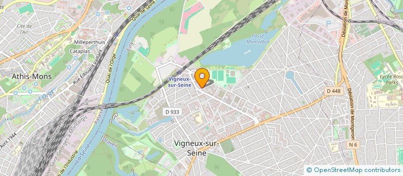 localisation de l'entreprise MADAME MATHILDE JACQUES à VIGNEUX-SUR-SEINE