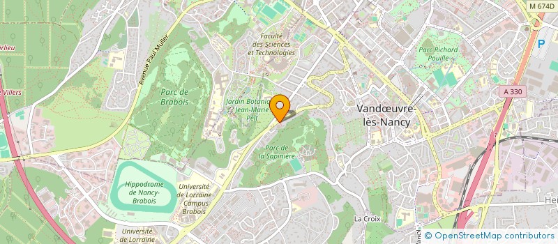 localisation de l'entreprise MADAME MATHILDE JACQUOT à VANDŒUVRE-LES-NANCY