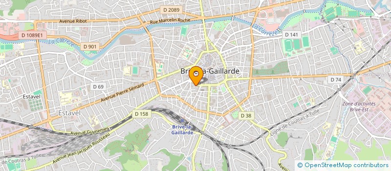 localisation de l'entreprise MADAME MATHILDE JEOFFRE  BRIVE-LA-GAILLARDE