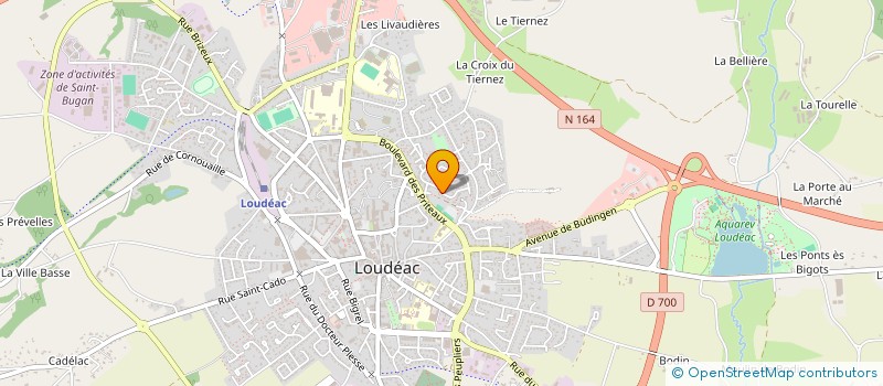 localisation de l'entreprise MADAME MATHILDE JEROME à LOUDEAC