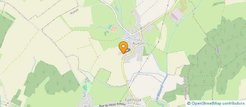 localisation de l'entreprise MADAME MATHILDE JOBERT  AUXON