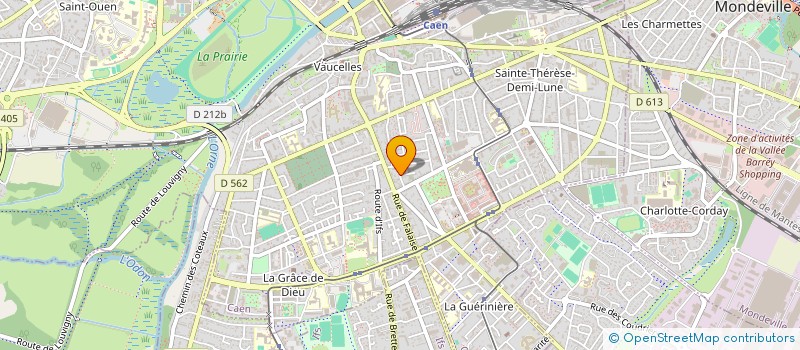 localisation de l'entreprise MADAME MATHILDE JOHAN à CAEN