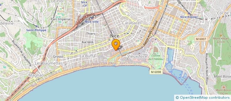 localisation de l'entreprise MADAME MATHILDE JORGE à NICE