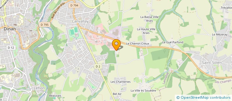 localisation de l'entreprise MADAME MATHILDE JOUAULT à LANVALLAY