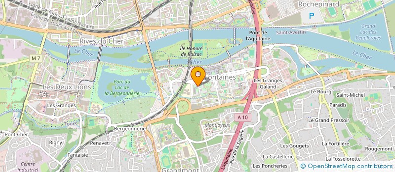 localisation de l'entreprise MADAME MATHILDE JOUBERT  TOURS