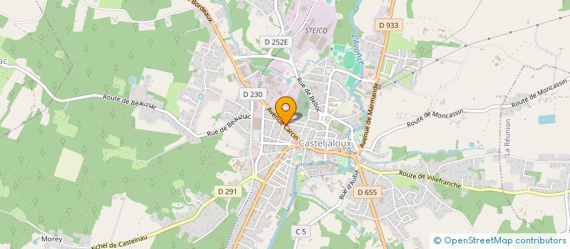 localisation de l'entreprise MADAME MATHILDE JOUSSE  CASTELJALOUX