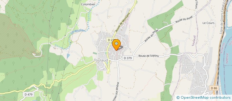 localisation de l'entreprise MADAME MATHILDE JUGE à FREJUS