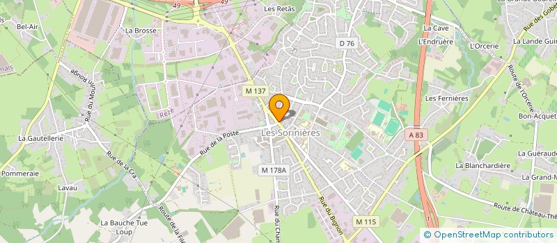 localisation de l'entreprise MADAME MATHILDE JULIENNE à LES SORINIERES