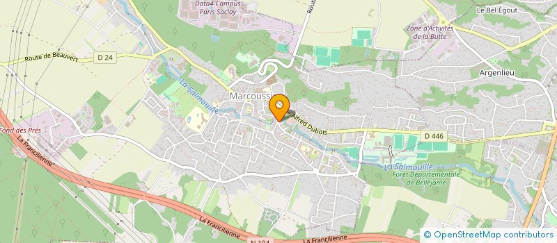 localisation de l'entreprise MADAME MATHILDE JUST  MARCOUSSIS