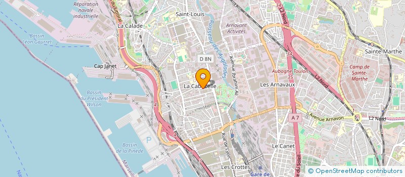 localisation de l'entreprise MADAME MATHILDE KEBABDJIAN à MARSEILLE