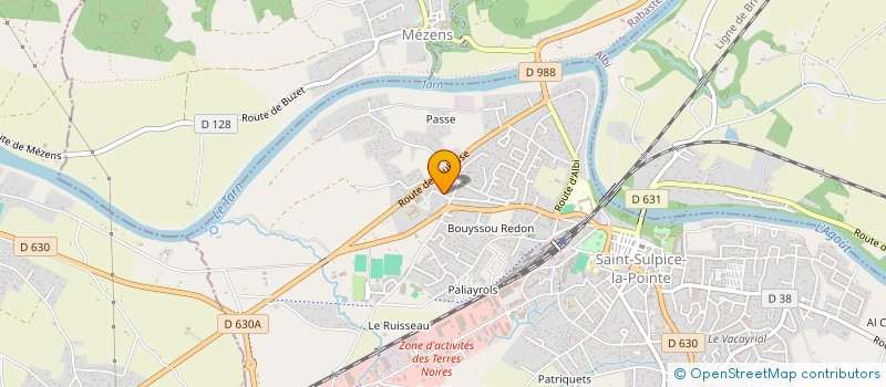 localisation de l'entreprise MADAME MATHILDE KUMMEL  SAINT-SULPICE-LA-POINTE