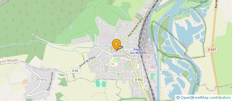 localisation de l'entreprise MADAME MATHILDE KUYE  PAGNY-SUR-MOSELLE