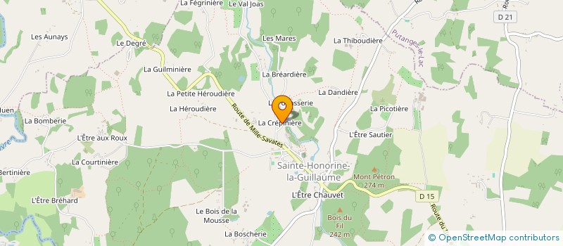 localisation de l'entreprise MADAME MATHILDE KY à SAINTE-HONORINE-LA-GUILLAUME