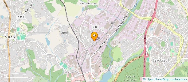 localisation de l'entreprise MADAME MATHILDE LABARRE à LIMOGES