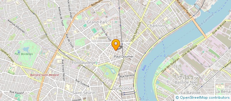 localisation de l'entreprise MADAME MATHILDE LABOUDIGUE  BORDEAUX