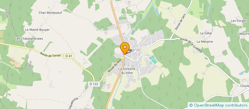 localisation de l'entreprise MADAME MATHILDE LACHAPELLE  GARAT