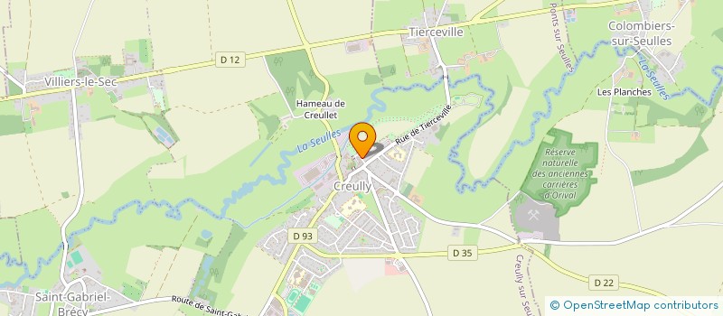 localisation de l'entreprise MADAME MATHILDE LACROIX  CREULLY SUR SEULLES