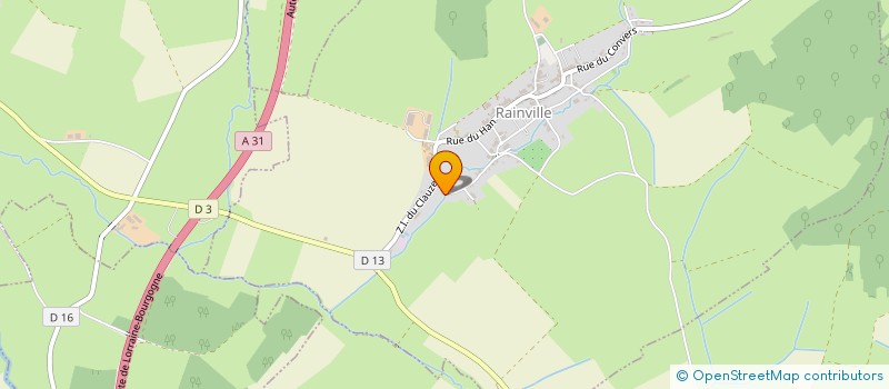localisation de l'entreprise MADAME MATHILDE LACROIX  RAINVILLE