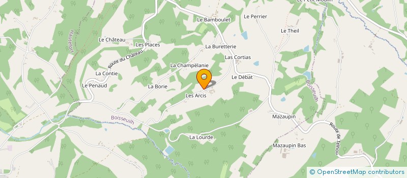 localisation de l'entreprise MADAME MATHILDE LAGLEINE  BADEFOLS-D'ANS
