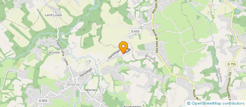 localisation de l'entreprise MADAME MATHILDE LAHEYNE  AHETZE