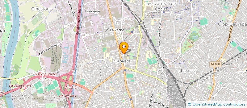 localisation de l'entreprise MADAME MATHILDE LAIR  TOULOUSE