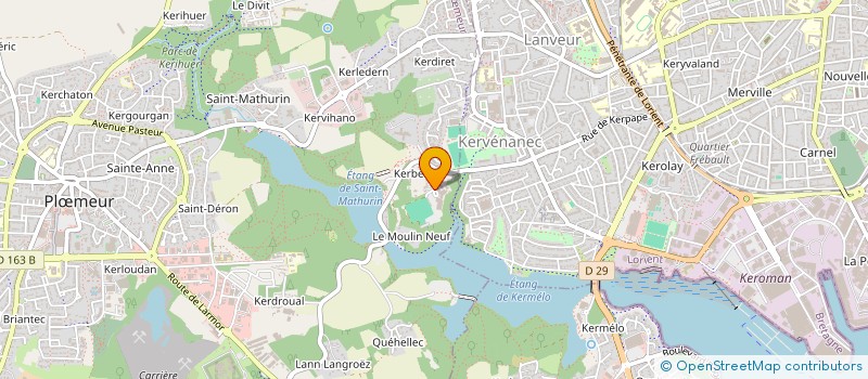 localisation de l'entreprise MADAME MATHILDE LALAND  PLOEMEUR