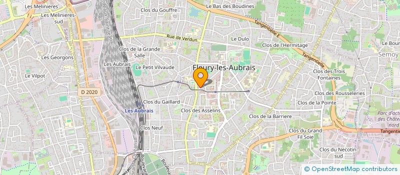 localisation de l'entreprise MADAME MATHILDE LALANDE à FLEURY-LES-AUBRAIS