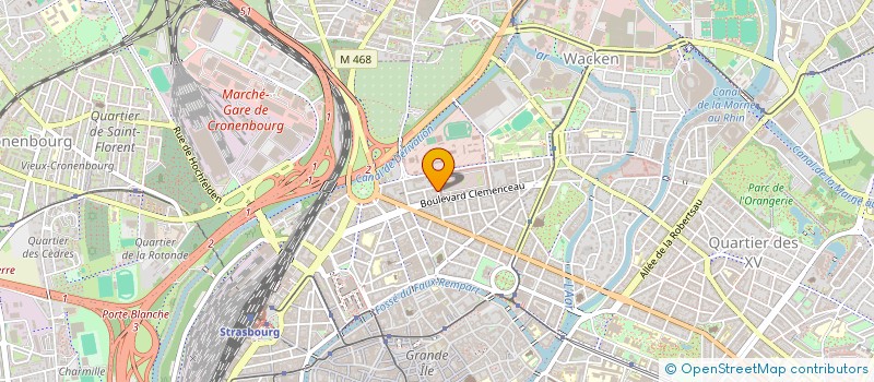 localisation de l'entreprise MADAME MATHILDE LALLEMAND à STRASBOURG
