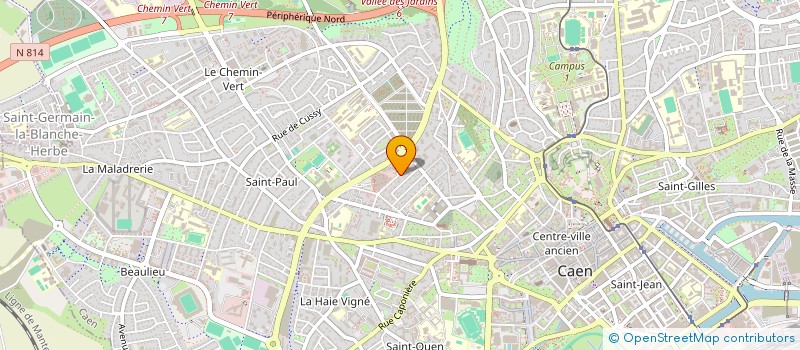 localisation de l'entreprise MADAME MATHILDE LALUBIN à CAEN