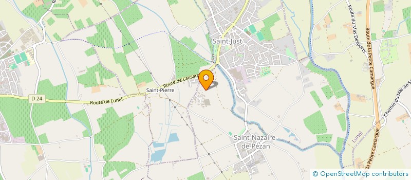 localisation de l'entreprise MADAME MATHILDE LAMBREMON  SAINT-NAZAIRE-DE-PEZAN