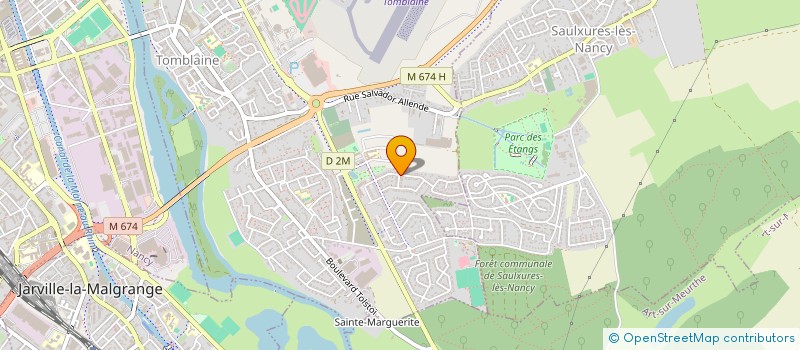 localisation de l'entreprise MADAME MATHILDE LAMOTTE  TOMBLAINE