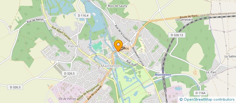 localisation de l'entreprise MADAME MATHILDE LANDRE à MAINTENON